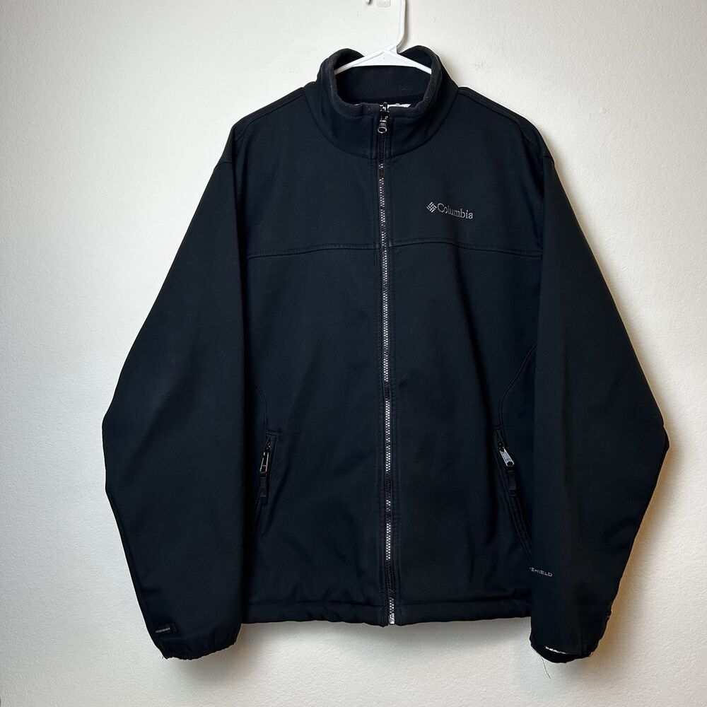 Columbia Ascender Jacket Mens Large Black Interchange Full Zip Gorpcore Outdoor